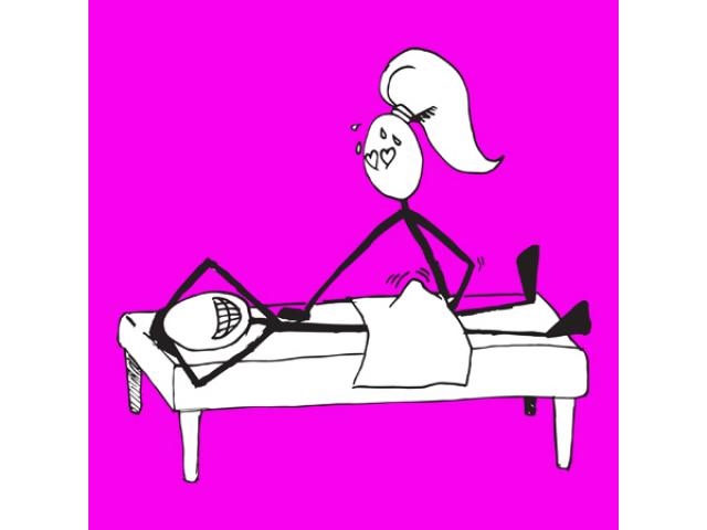 Maedchen Schulmaedchen Cartoon Massage